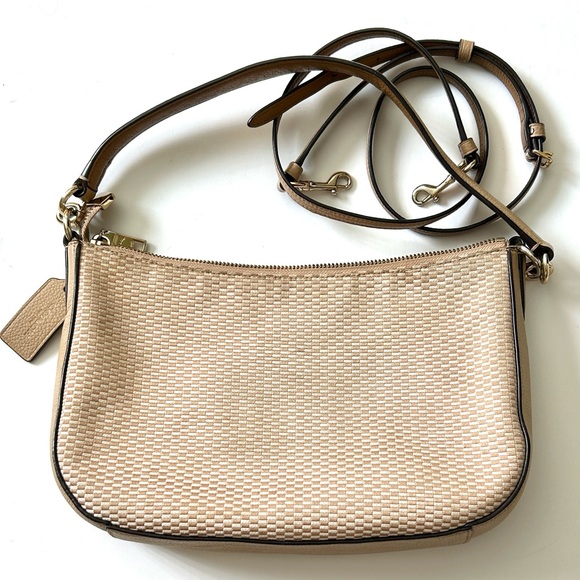 Coach Legacy Jacquard Chelsea Crossbody Hobo Bag - Picture 5 of 11
